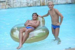 TwoFriends James and Thomas at the Pool - Image 6