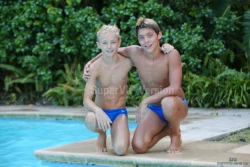 TwoFriends James and Thomas at the Pool - Image 7