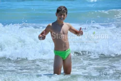 Alternative view of Gymnast Ben Training Beach