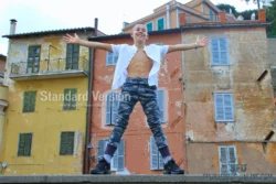 Alternative view of Gymnast Luca in Italy