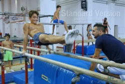 Alternative view of Gymnast Super Emanuele Training 1