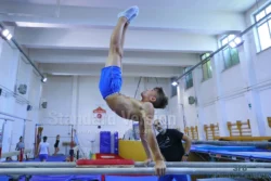 Alternative view of Gymnast Super Emanuele Training 2