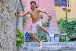 Alternative view of Gymnast Luca in Italy 2