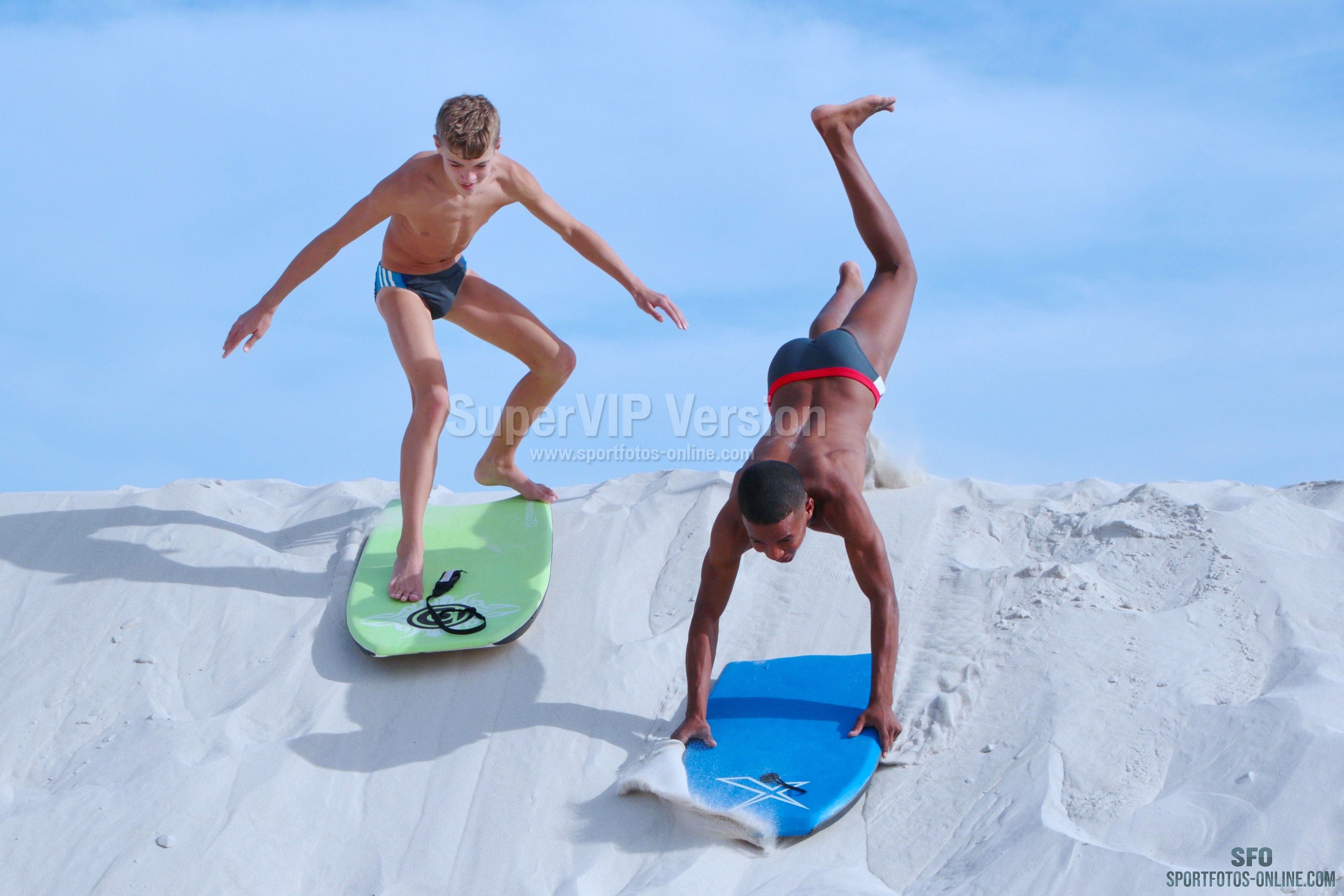 Mark and Caleb Beach Fun