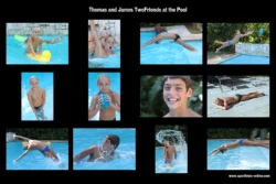 TwoFriends James and Thomas at the Pool - Image 9