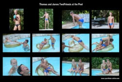 TwoFriends James and Thomas at the Pool - Image 10